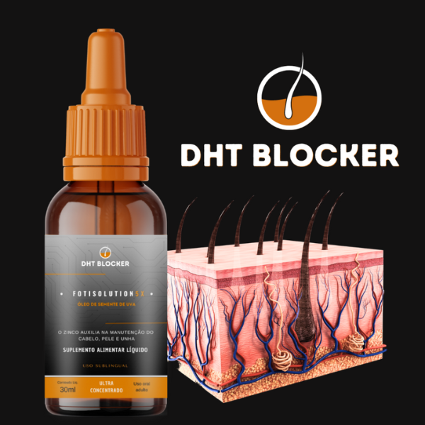 O DHT Blocker - EQUILIBRIUM MARKETING LTDA é um suplemento poderoso e natural, desenvolvido para combater a queda de cabelo causada pelo hormônio DHT (dihidrotestosterona)