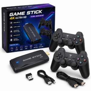 Game Stick 4K Retrô 10.000 Jogos